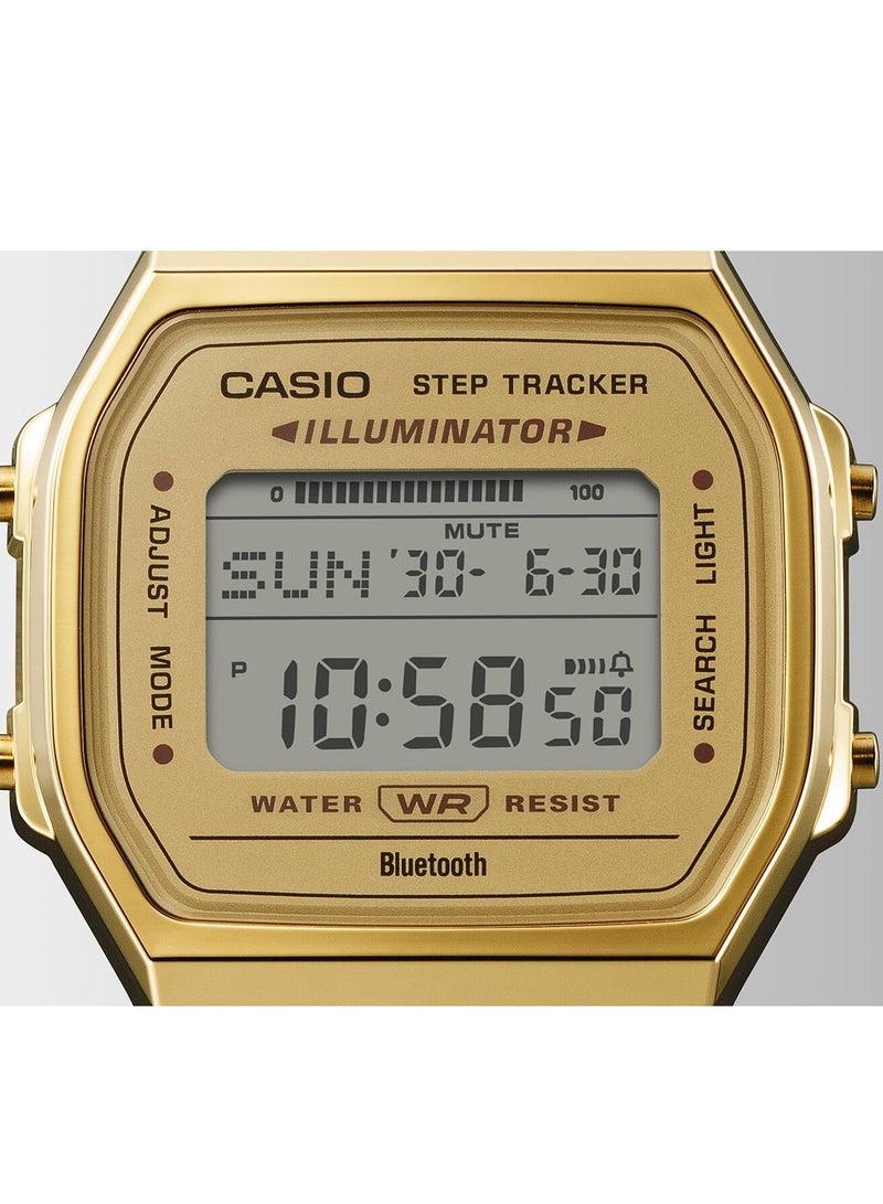 CASIO ساعة تتبع الخطوات بلوتوث عتيقة من الفولاذ المقاوم للصدأ ABL-100WEG-9A - Image 3