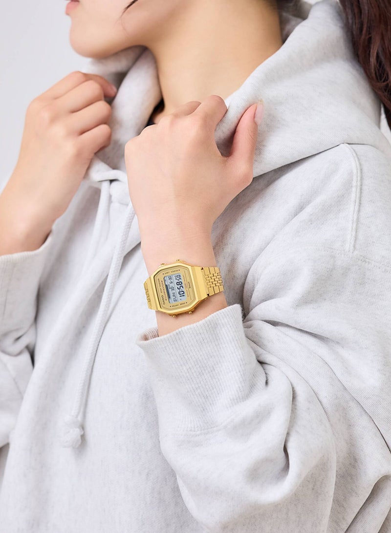 CASIO ساعة تتبع الخطوات بلوتوث عتيقة من الفولاذ المقاوم للصدأ ABL-100WEG-9A - Image 4