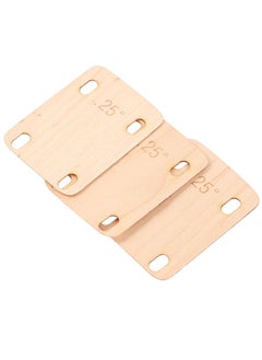 Thoraya Electric Guitar Neck Shim Maple Wood Neck Shim Spacer Instrument Accessory for Replacement 3pcs 0.25°  - Image 5