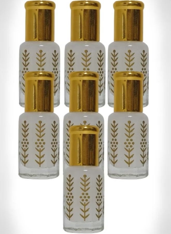 مسك 7 قطع من المسك الأبيض 6 مل