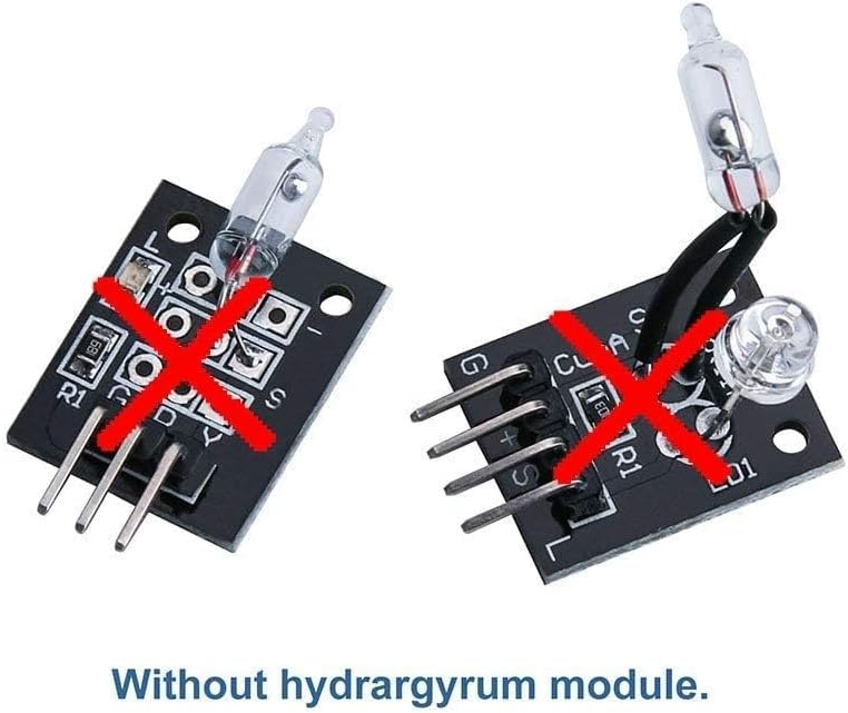 ELEGOO Upgraded 37 in 1 Sensor Modules Kit with Tutorial Compatible with Arduino IDE UNO R3 MEGA Nano(Excludes Microcontroller board) - Image 5