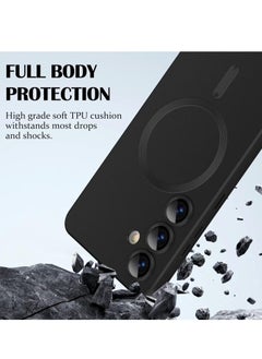 TIGER Samsung Galaxy S24 Plus 5G Magnetic Case Cover – Luxury Metallic Paint, Silicone Phone Case with Full Camera Lens Protector, Shockproof Design for Ultimate Protection – Perfect Fit for Samsung Galaxy S24 Plus 5G  - Image 3