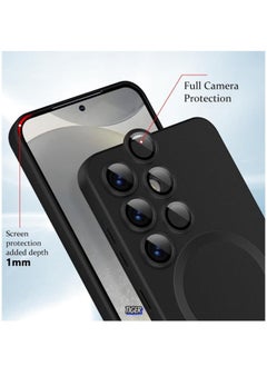 TIGER Samsung Galaxy S24 Plus 5G Magnetic Case Cover – Luxury Metallic Paint, Silicone Phone Case with Full Camera Lens Protector, Shockproof Design for Ultimate Protection – Perfect Fit for Samsung Galaxy S24 Plus 5G  - Image 2