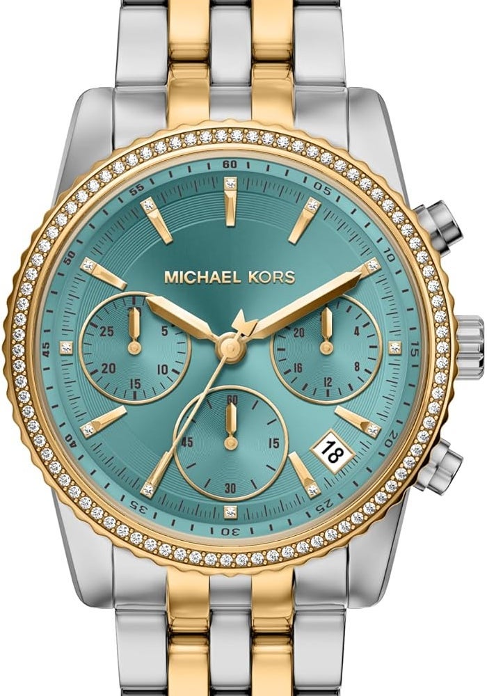 مايكل كورس Women Michael Kors Women's Bryant Chronograph Two-Tone Stainless Steel Watch - MK7582 - Image 1