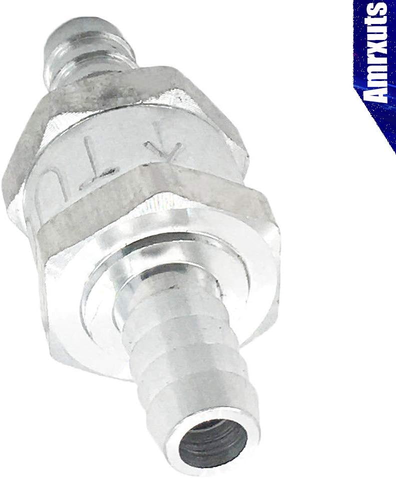 Amrxuts 10mm 3/8" Fuel Non Return One Way Check Valve Petrol Diesel Fuel Oil Water Aluminium Alloy - Image 3