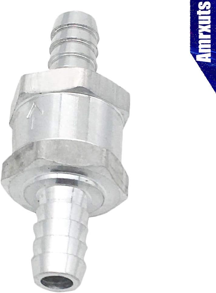 Amrxuts 10mm 3/8" Fuel Non Return One Way Check Valve Petrol Diesel Fuel Oil Water Aluminium Alloy - Image 2