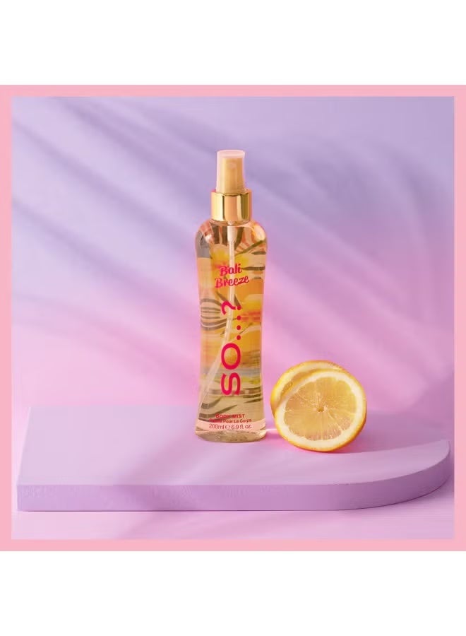 So..? Bali Breeze Body Mist 50*4ml - Image 3