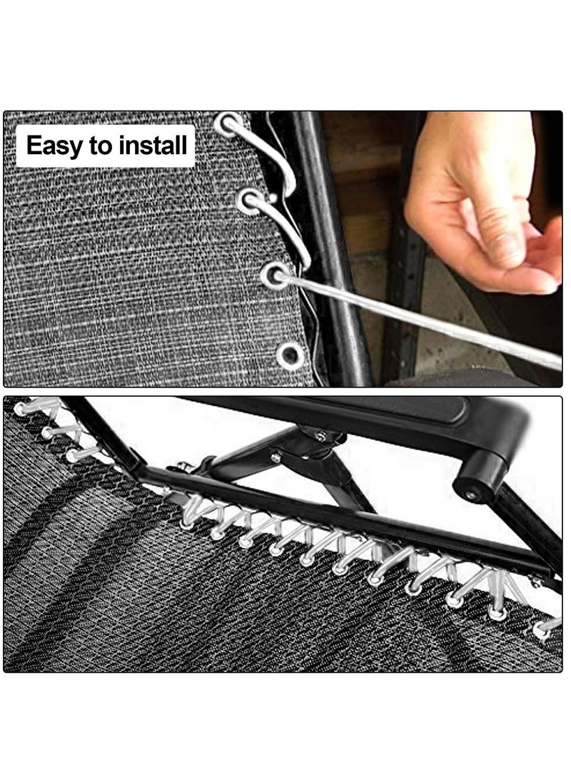 SYOSI - SYOSI, 4 Pack Universal Replacement Elastic Cords, Elastic Tying Ropes for Install Folding Chair, Zero Gravity Chairs, Sun Loungers, and Garden Chairs, Lounge Chair Accessories - Image 1