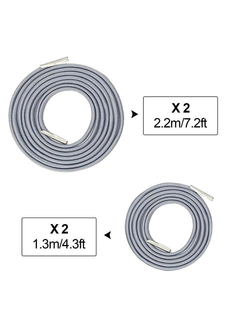 SYOSI - SYOSI, 4 Pack Universal Replacement Elastic Cords, Elastic Tying Ropes for Install Folding Chair, Zero Gravity Chairs, Sun Loungers, and Garden Chairs, Lounge Chair Accessories - Image 1