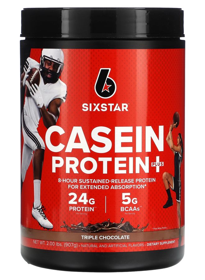 Casein Protein Plus Triple Chocolate 2 lbs (907 g)