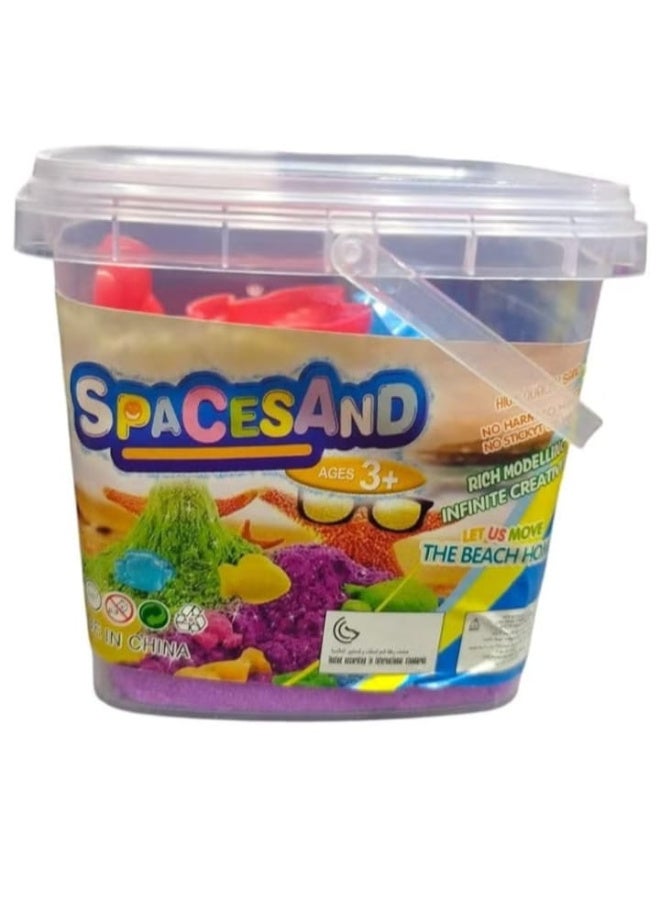 عجينة رائعة وطين سحري مع قالب، مجموعة حسية قابلة لإعادة الاستخدام، ألعاب أنشطة رملية رائعة خالية من الغلوتين، ألعاب داخلية للأطفال من سن 10 إلى 15 عامًا (أرجواني) - Image 1