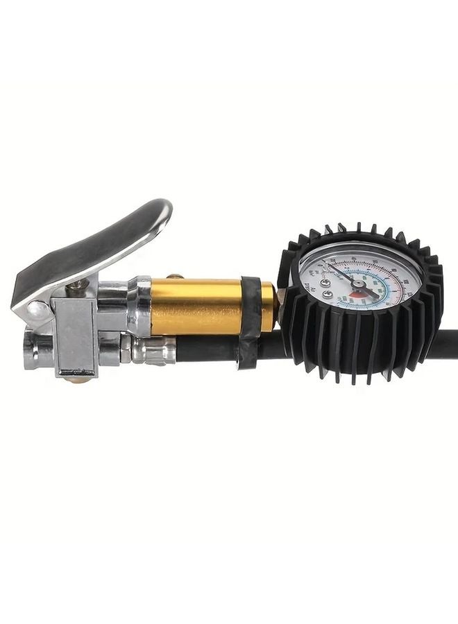 منفاخ إطارات عالي الدقة مع أنبوب تمديد وجدول اختبار لإطارات السيارات والشاحنات - Image 3