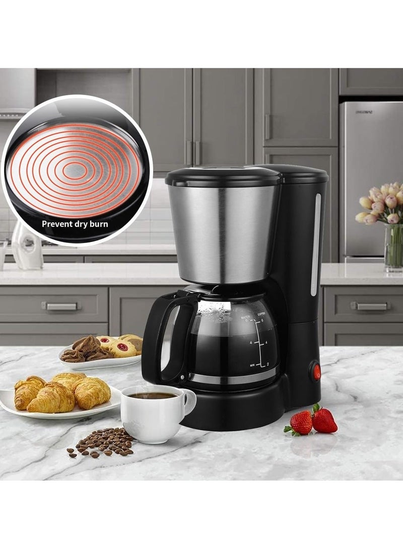 Denx Automatic Coffee Maker - Multifunction, 1.5 Liter Capacity, 900W Power: - Image 4