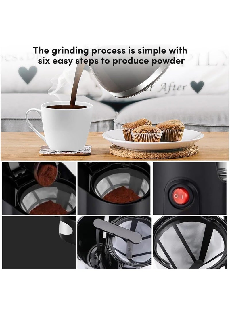 Denx Automatic Coffee Maker - Multifunction, 1.5 Liter Capacity, 900W Power: - Image 1