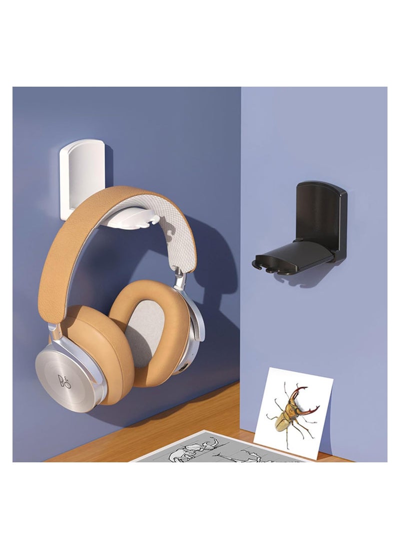 SYOSI - 2Pcs Headphone Stand Holder Universal Hanger Sticky Adhesive Headset Hanger for Universal Gaming Headset for Sennheiser Airpods Max Sony Bose Beats Gaming Controller Cables Gamepad - Image 1