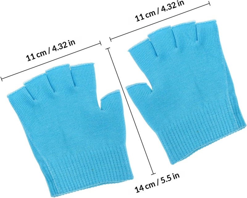 SAFIGLE Hydrating Gloves 1 Pair Gel Lining Moisturizing Gloves for Dry Hands Reusable Touch Screen Preventing Cracked Skin Care for Autumn Winter - Image 2