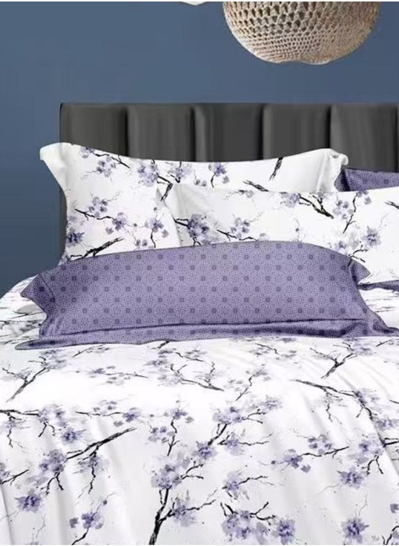 Generic Bedding set  soft cotton duvet cover set 220×240cm , king size ,6pcs set,1duvet cover ,1 fit sheet,4 pcs pillow cases, quilt cover set  - Image 2