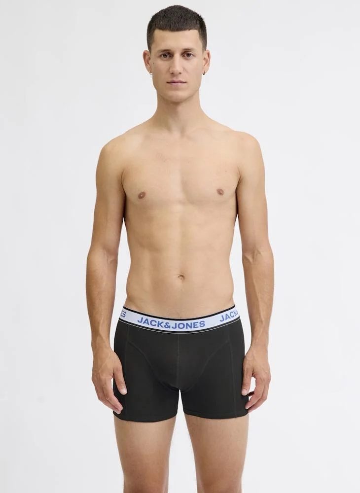 جاك اند جونز ثلاث عبوات سراويل داخلية رجالية سادة
