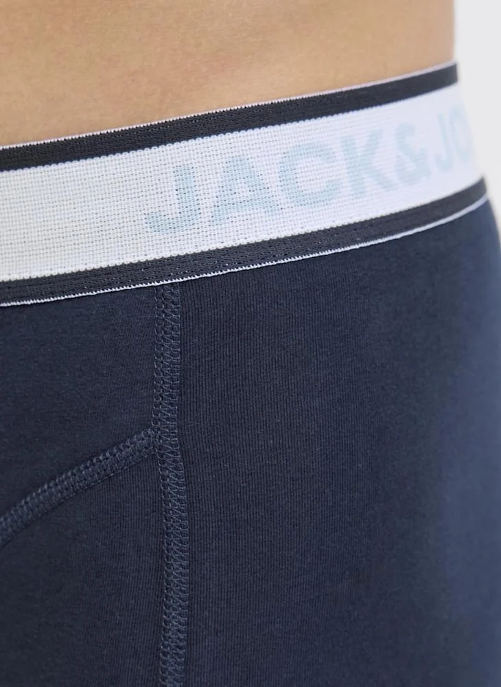 جاك اند جونز ثلاث عبوات سراويل داخلية رجالية سادة