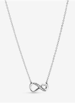 PANDORA Pandora Sparkling Eternity Symbol Necklace for Women  - Image 1