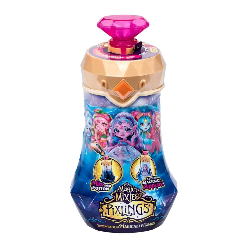 Magic Mixies Pixlings - Amber The Dragon Pixling Doll with Potion Bottle - Image 3
