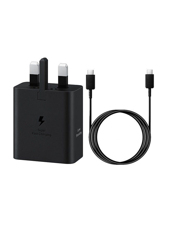 Samsung 45W Power Adapter with USB-C Cable 5A 1.8m Super Fast Charging for Compatible Devices Black - Image 4