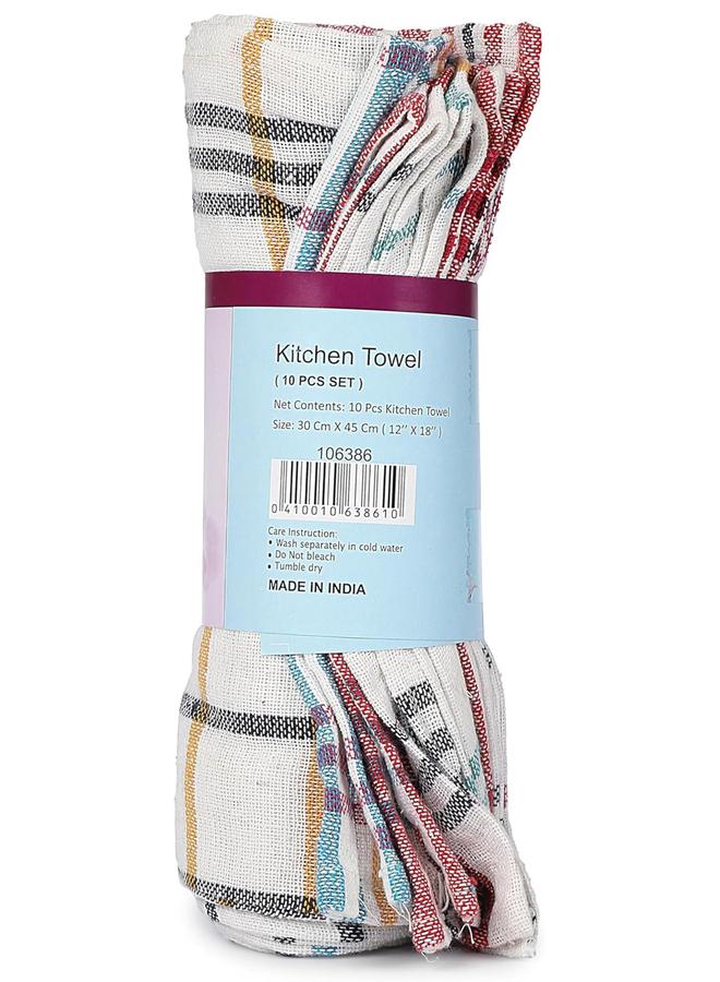 Orchid 10-Pieces Kitchen Towel Set 30x45cm - Image 2
