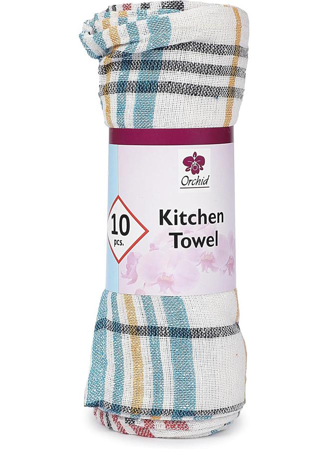 Orchid 10-Pieces Kitchen Towel Set 30x45cm - Image 1