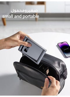 Arabest Adjustable Phone Stand, Portable Cell Phone Stand for Desk, Aluminum Metal Phone Holder, Compatible with iPhone 14/13/12/11 X Xr Pro Max, Google Pixel, Samsung Galaxy S, Gray  - Image 4