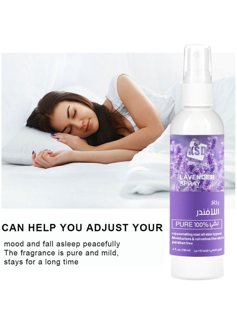 KSD Pure 100% Lavender Spray Oil 118Ml  - Image 2