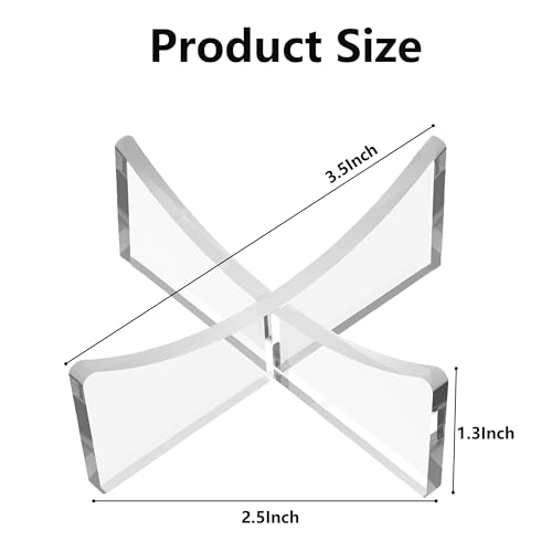 HEMYLU Basketball Stand, 3-Pack Acrylic Ball Stand for Display, Clear Storage Holder for Football Basketball Soccer Volleyball Rugby - Image 3