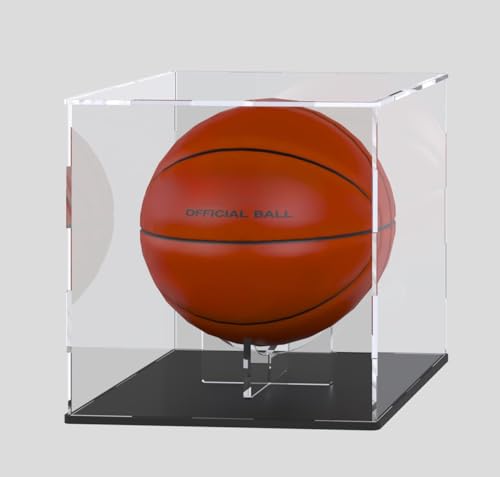 HEMYLU Basketball Stand, 3-Pack Acrylic Ball Stand for Display, Clear Storage Holder for Football Basketball Soccer Volleyball Rugby - Image 5