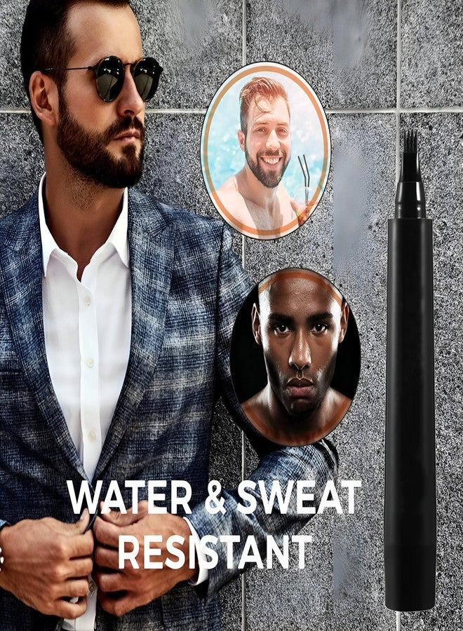 wall love "Beard Pencil Filler for Men - Mustache, Beard & Eyebrow Enhancer with Bristle Brush - Professional Grooming Kit for a Fuller, Defined Look" - Image 5
