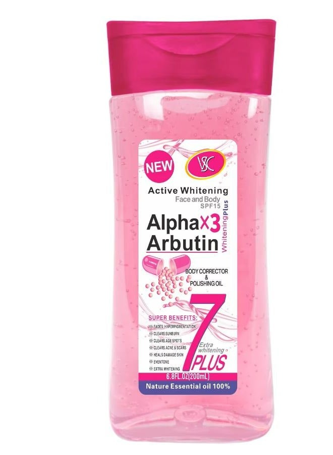 في إس سي زيت ألفا إكس 3 أربوتين سوبر وايتنينغ لإصلاح الجسم 200 مل