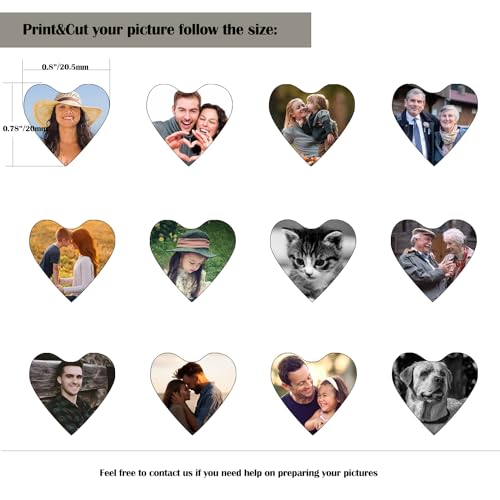 PHOCKSIN Dog Paw Print Locket Keychain Silver Heart Photo Locket Keychains for Women Girls Mothers Day Gifts for Women - Image 3