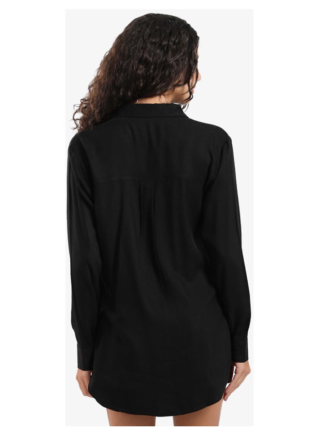 Carina Basic Round Hem Shirt - Image 3