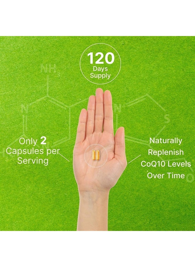 DEAL SUPPLEMENT مكمل DEAL CoQ10 بتركيز 200 مجم لكل وجبة PQQ 240 كبسولة نباتية  - Image 5