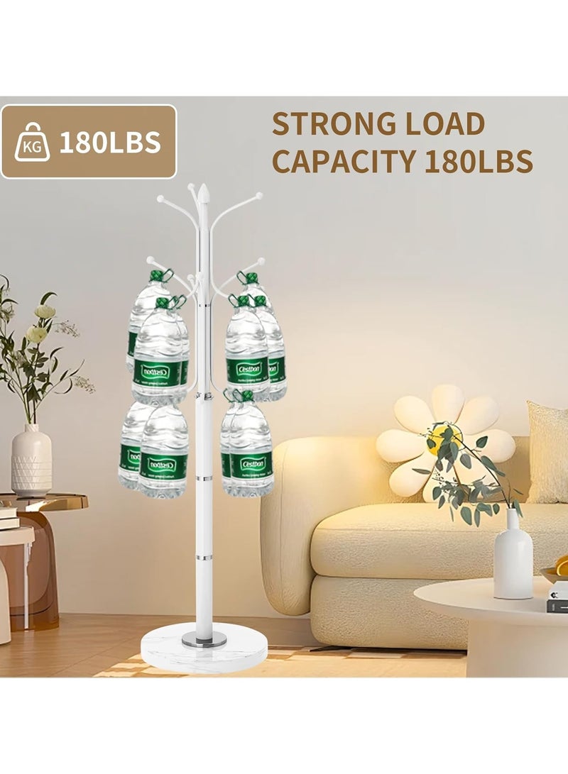 DubaiGallery Coat Rack, Coat Rack Freestanding Metal Coat Tree Hanger 12 Hooks Hat Rack for Hanging Bags Scarves Clothes Handbag Umbrella Jacket Hall Bedroom - Image 4