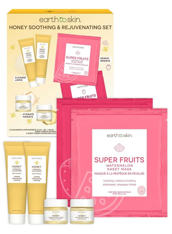earth to skin Honey Soothing & Rejuvenating Set - Image 4