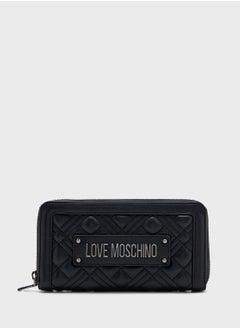 Love Moschino Logo Detailed Zip Over Wallet  - Image 1