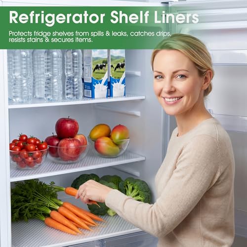 PaBUSIOr Clear Shelf Liners for Kitchen Cabinets: 22 Inch Wide Large Waterproof Under Sink Mat - 22 in x 28 FT Translucent Non-Adhesive Easy to Cut Cabinet Drawer Liner for Pantry - Image 4
