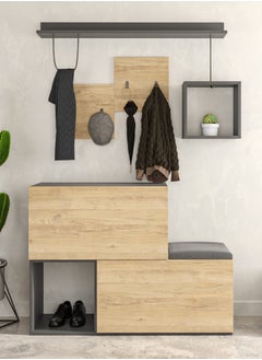 Dark Grey/Oak