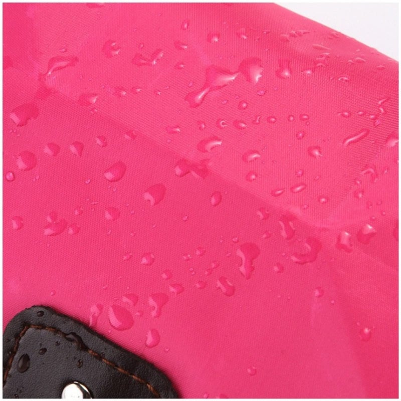 Waterproof Nylon Toiletry Bag Portable Cosmetic Wash Pouch For Women Orange - Image 5