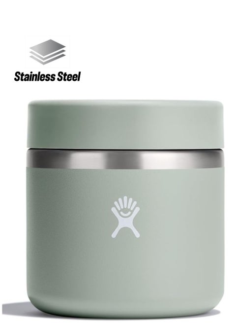 Hydro Flask  Double Walled Vacuum Insulated 590ml Food Container is Leak Proof, with easy Grip Lid, and is BPA Free, Agave