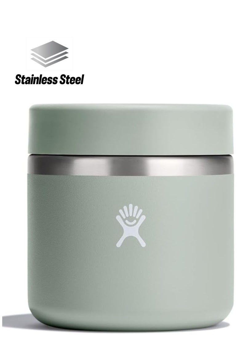 Hydro Flask Hydro Flask  Double Walled Vacuum Insulated 590ml Food Container is Leak Proof, with easy Grip Lid, and is BPA Free, Agave  - Image 1