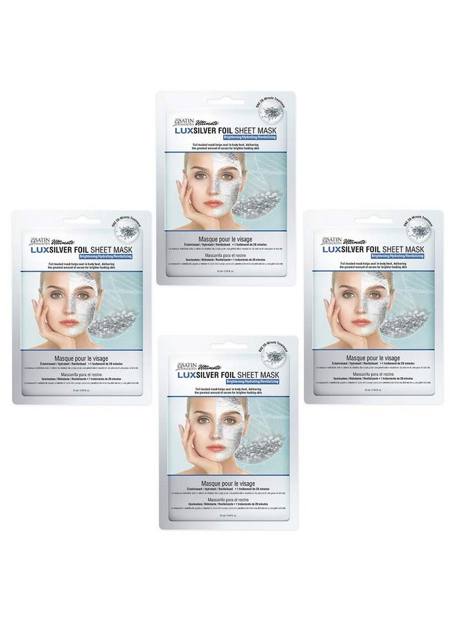 Satin Smooth - Ultimate Luxsilver Foil Sheet Mask Women Mask 1 Pc - Image 1