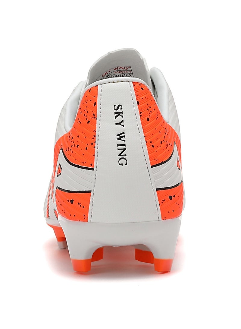 SKY WING Football Cleats Unisex And Kid,Indoor Outdoor Low Top Soccer Shoes For Men And Women And Kid Lightweight Shock Resistant Training Boots Professional Turf Shoes Sport Athletic Ground Football Boots - Image 4