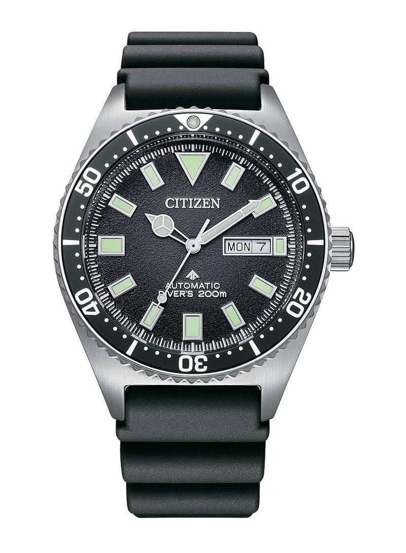 CITIZEN Promaster Automatic Rubber Strap Men's Watch NY0120-01E - Image 1