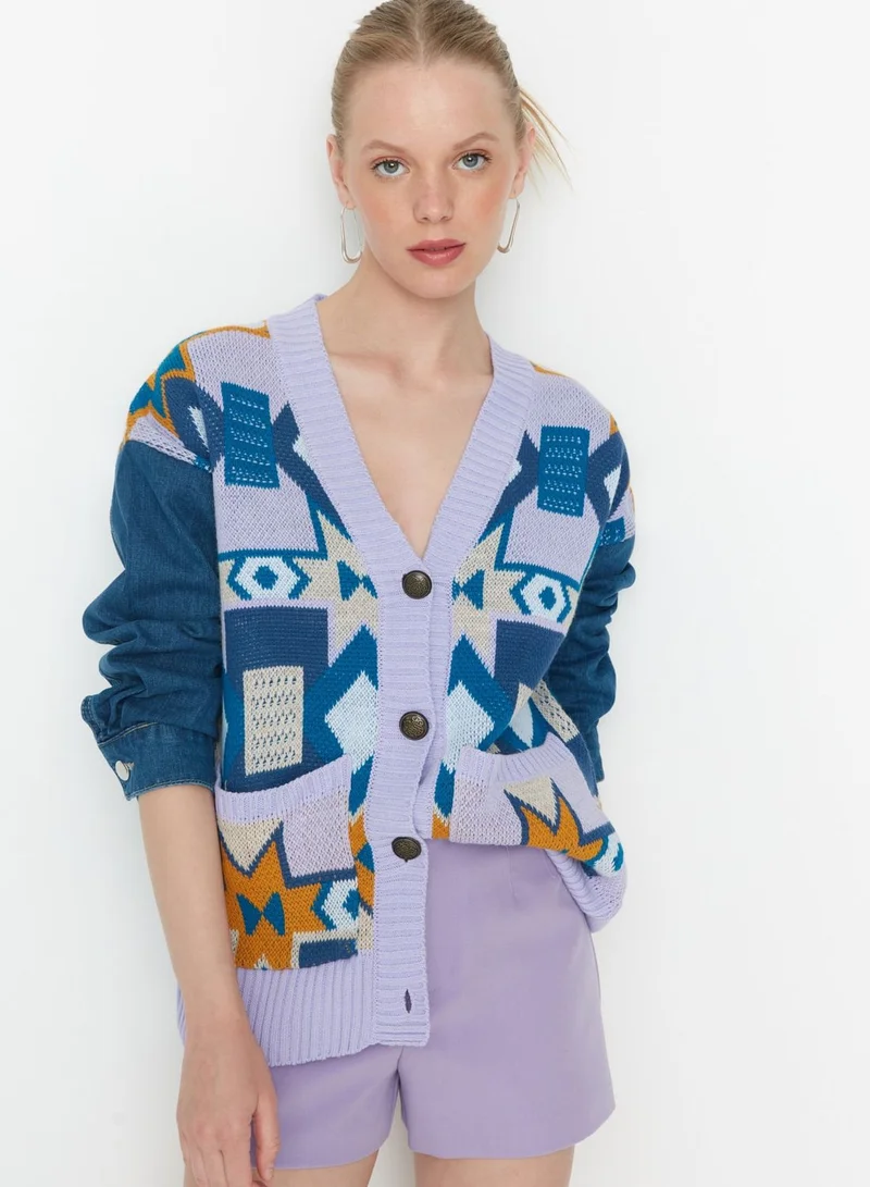 trendyol Jacquard Knitted Sweater