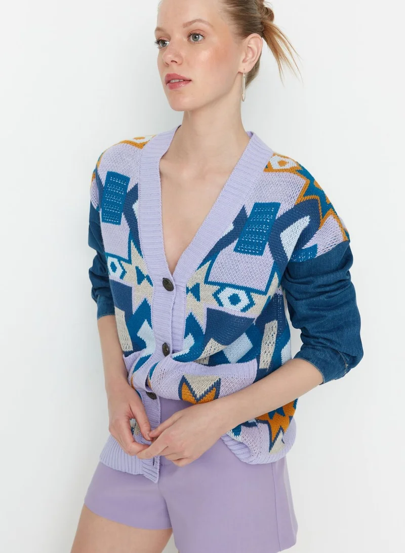 trendyol Jacquard Knitted Sweater